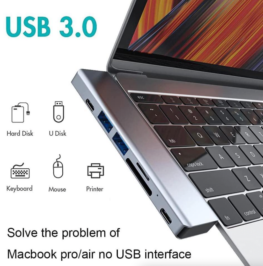 AeroHub™ Pro – Multiport USB-C Extension for MacBook