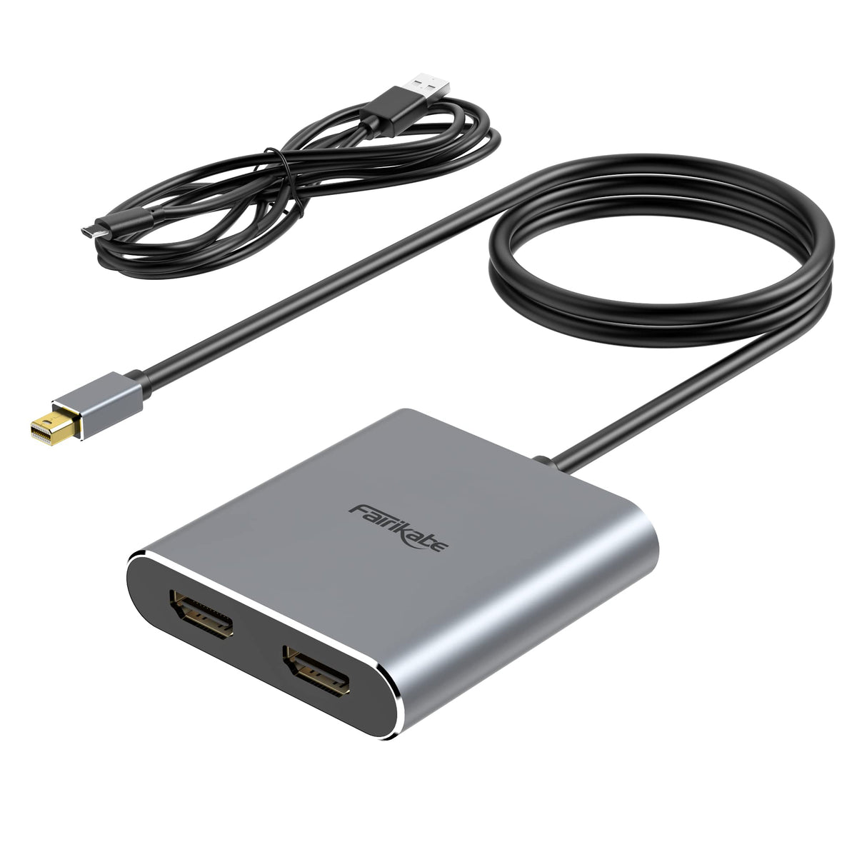 AeroLink™ Mini – Dual Mini DisplayPort to 4K HDMI Adapter