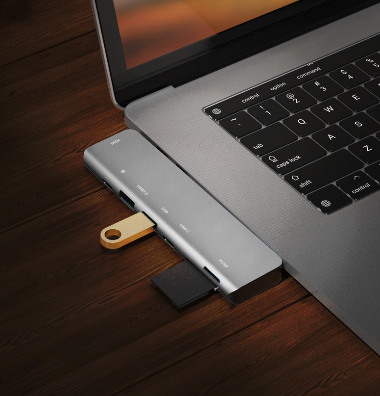 AeroHub™ Pro – Multiport USB-C Extension for MacBook