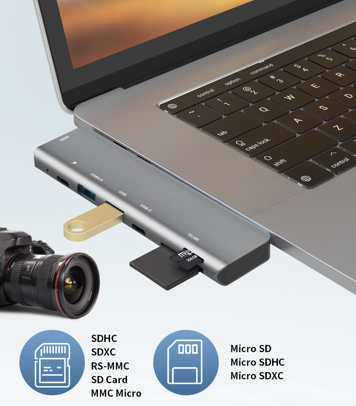 AeroHub™ Pro – Multiport USB-C Extension for MacBook