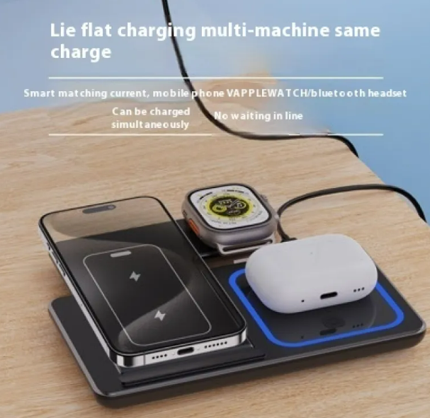 AeroRelief™ 3-in-1 Foldable Wireless Charging Stand